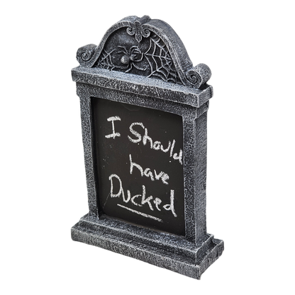 Tombstone Charlkboard - Spider