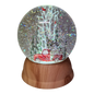 Lighted Spinning Waterglobe - Red Pickup