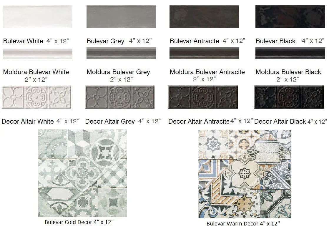 Bulevar 4x12 Subway Tile Collection