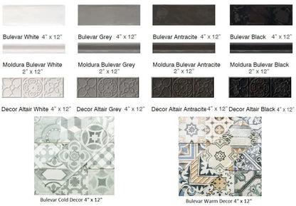 Bulevar 4x12 Subway Tile Collection