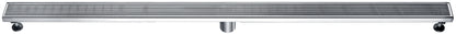 ALFI brand ABLD59D ABLD59D 59" Stainless Steel Linear Shower Drain with Groove Lines