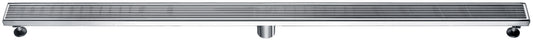 ALFI brand ABLD59D ABLD59D 59" Stainless Steel Linear Shower Drain with Groove Lines