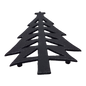 Cast Iron Matte Black Christmas Tree Trivet