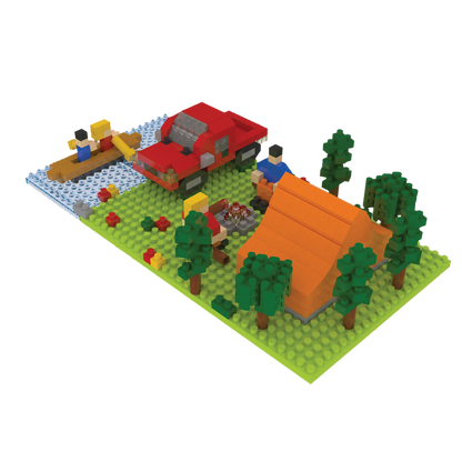 Mini Building Blocks - Camping