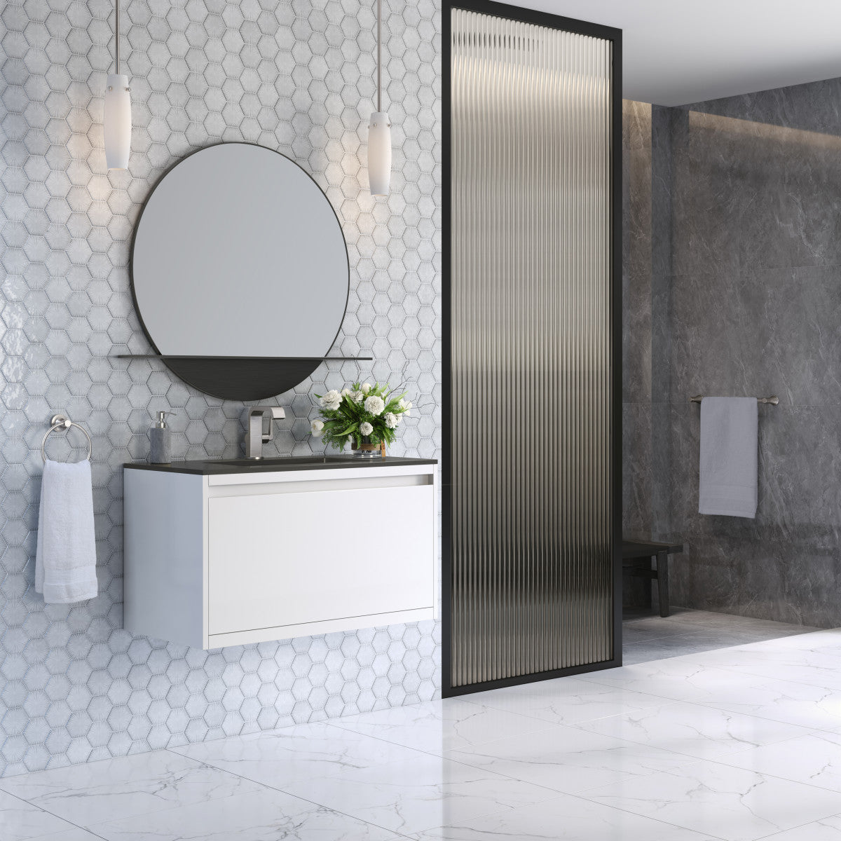 Mantova 35.4" Single Vanity Cabinet