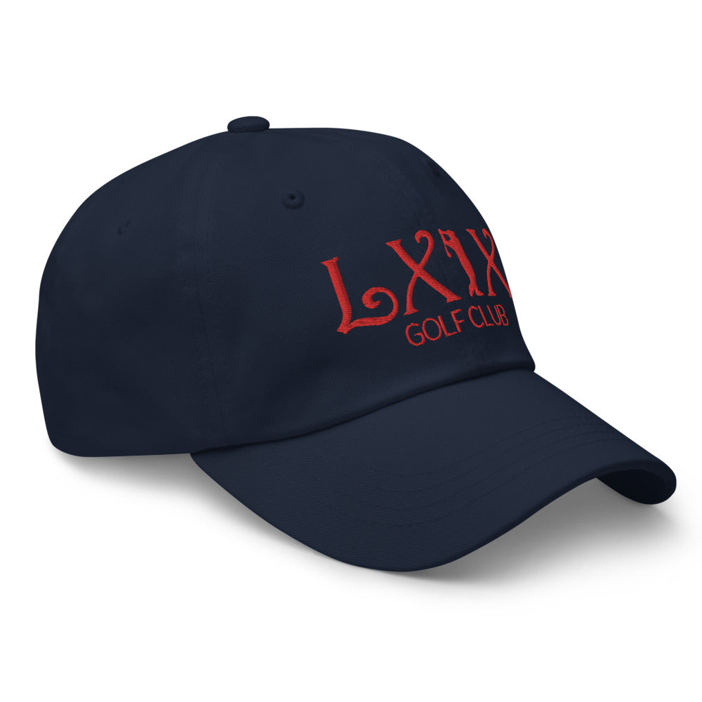 Curve Logo Dad Hat - Red Logo