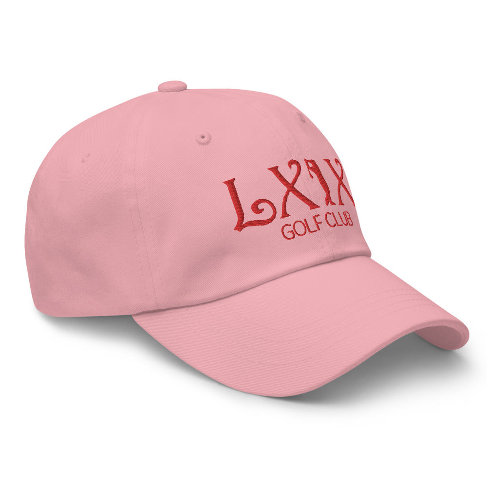 Curve Logo Dad Hat - Red Logo