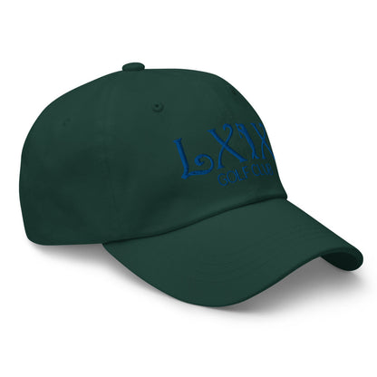 Curve Logo Dad Hat - Blue Logo