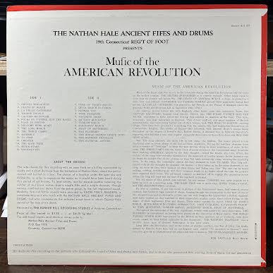 Music of the American Revolution (VINYL) | Near Mint (NM or M-) Near Mint (NM or M-)