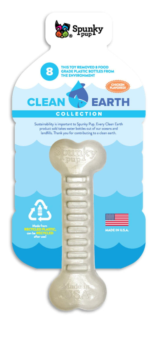 Clean Earth Recycled Heavy Duty Chew Toy for Dogs | Kitchen + Metal