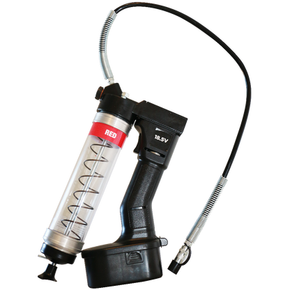 OilSafe | Battery Grease Gun | Clear Color Coded Cartridge