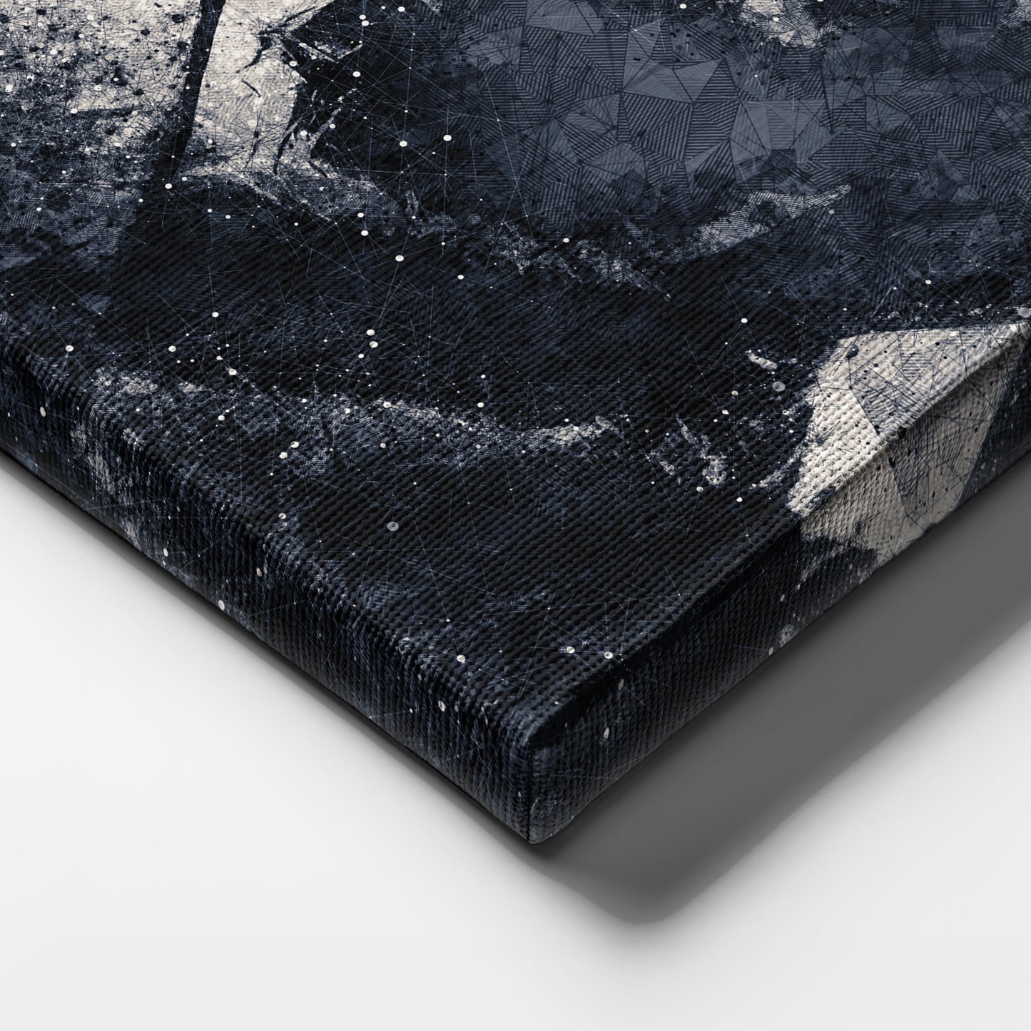 Marvin Gaye Canvas Art – Geometric Music Wall Decor