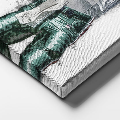 Dan Marino Canvas Art – Miami Dolphins Wall Decor