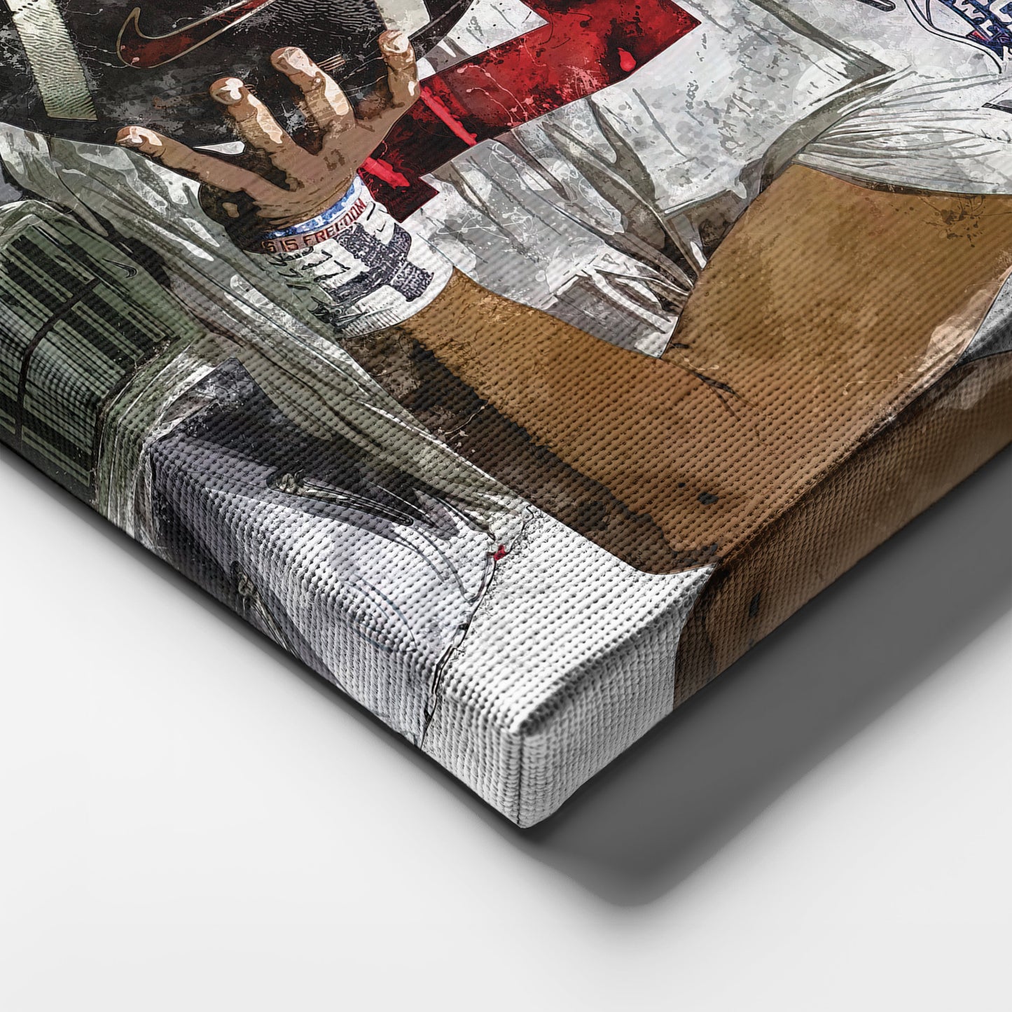 C.J. Stroud Canvas Art – Ohio State Buckeyes Wall Decor