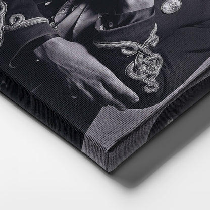 Jimi Hendrix Smoking Canvas Print – Iconic Guitarist Wall Art for Home Decor