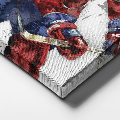 Guy Lafleur Canvas Art – Montreal Canadiens Wall Decor