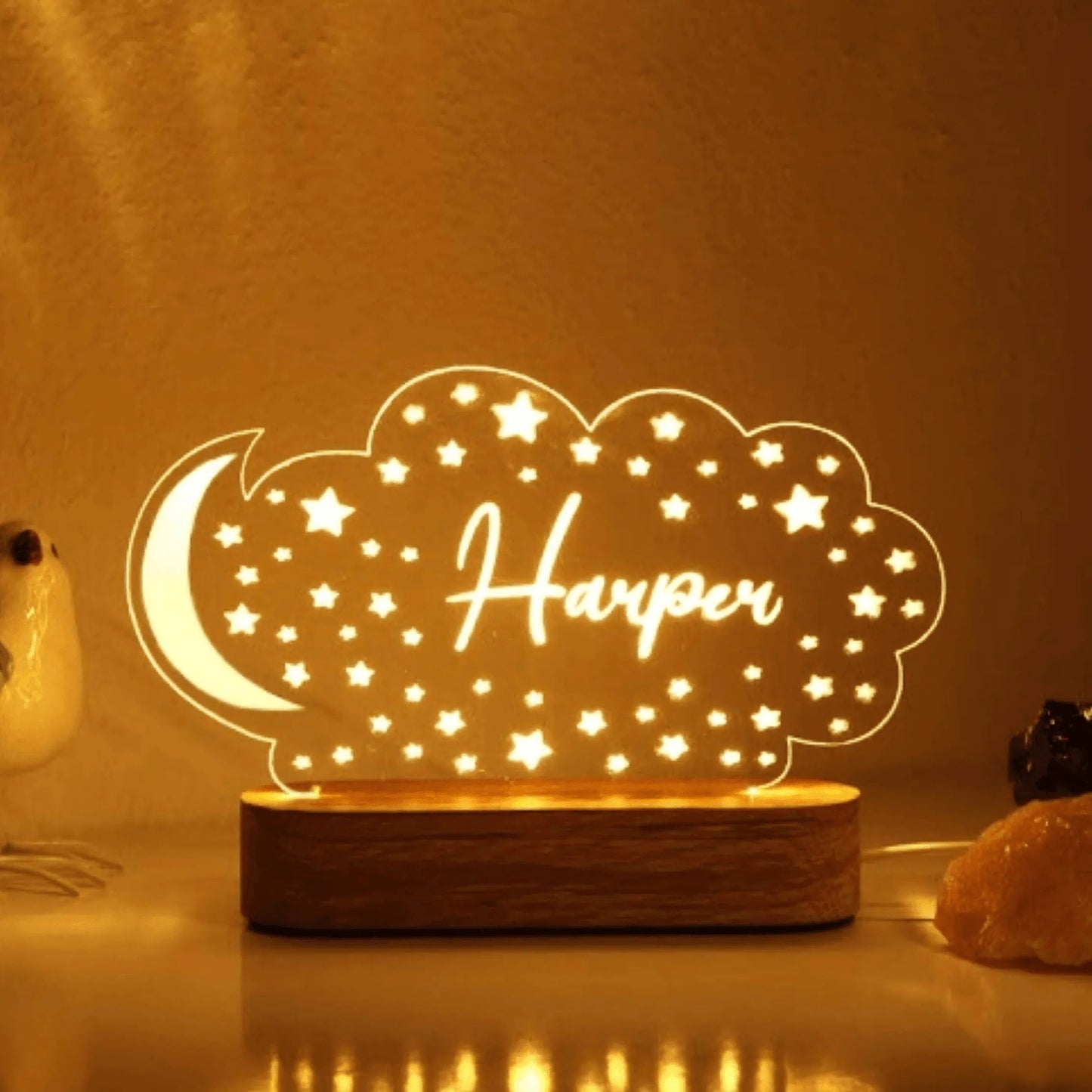 Custom Gifts for Girl, Daughter, Granddaughter - Personalized Princess Night Light for Kids, Children, Grandchildren | Birthday, Bedroom