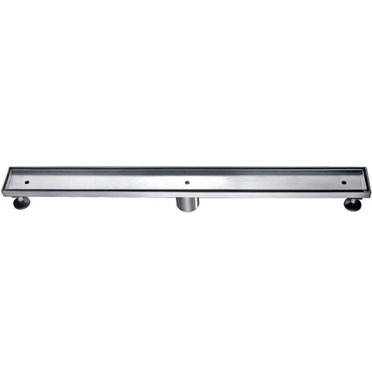 ALFI brand  ABLD32A 32" Modern Stainless Steel Linear Shower Drain  w/o Cover