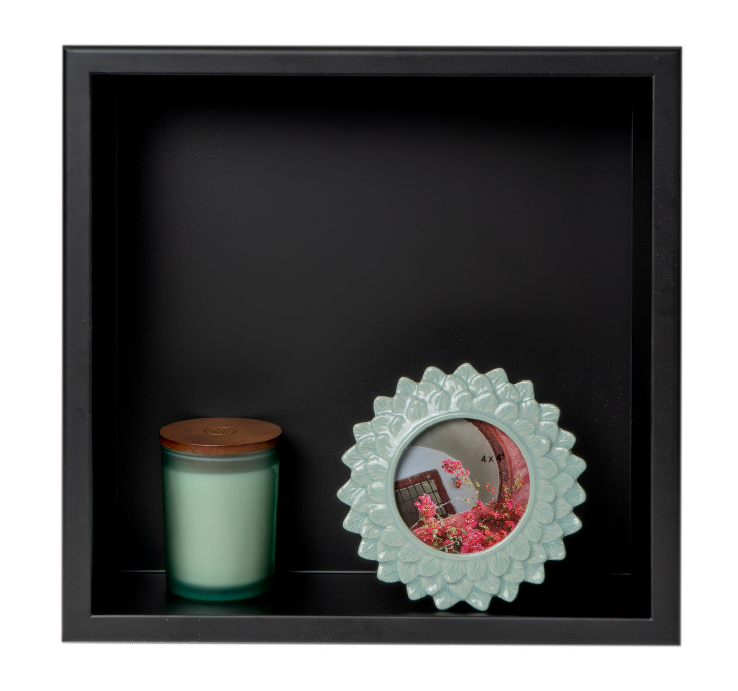 ALFI brand ABNC1616 16" x 16"  Square Single Shelf Bath Shower Niche