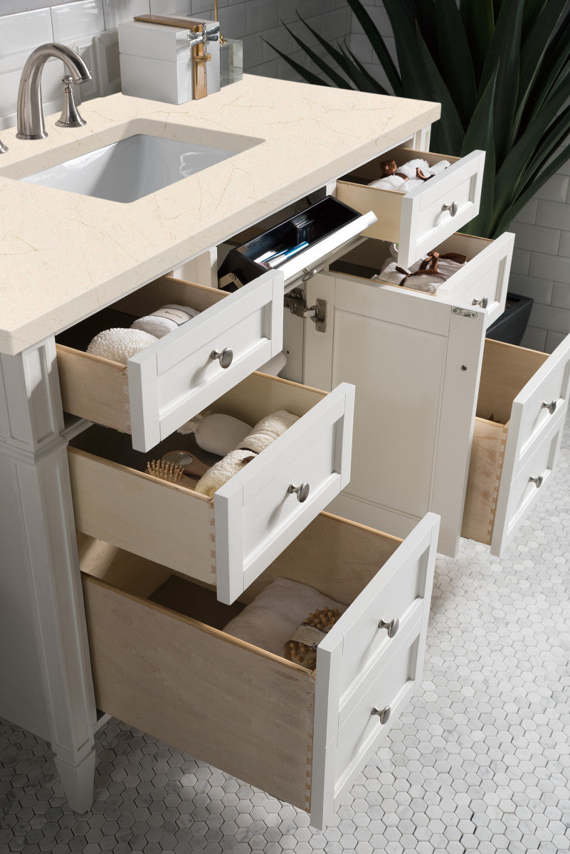 Brittany 48" Single Vanity in Bright White