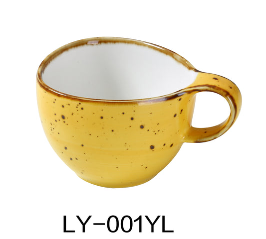 Yanco LY-001YL Lyon 4" Coffee/Tea Cup 7 OZ
