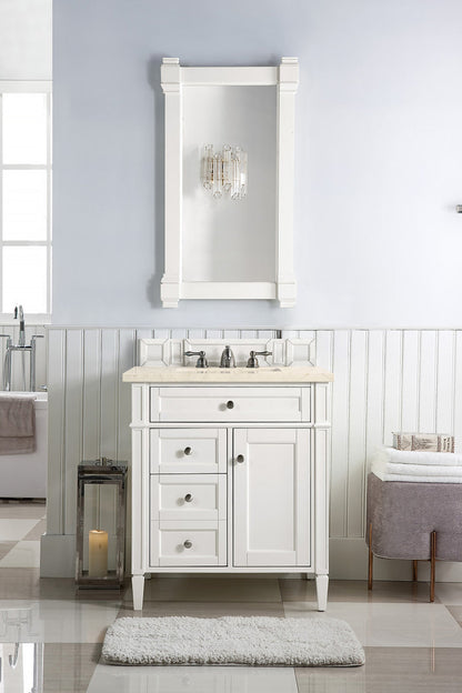 Brittany 30" Single Vanity in Bright White
