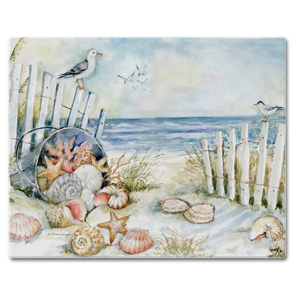 Coastal Sanctuary 3mm Tempered Glass Cutting Board