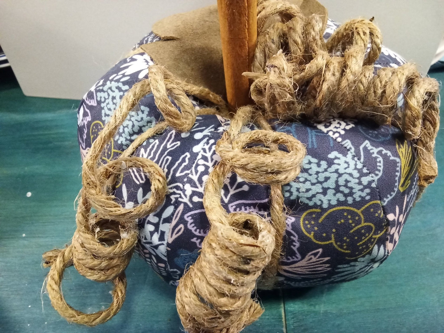 Coastal Sea Fan Coral Fabric Pumpkin- 3 Sizes