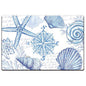 Coastal Sketch Decorative Anti-Fatigue Comfort Floor Mat 30" x 20"