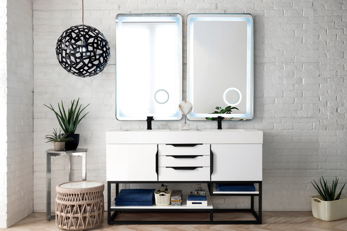 Columbia 59" Double Vanity Cabinet