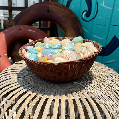 Colored Rainbow Pastel Clam Pairs