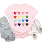 Colorful Hearts, Rainbow, Love, Super Soft Tshirt, Valentine's Day