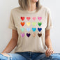 Colorful Hearts, Rainbow, Love, Super Soft Tshirt, Valentine's Day