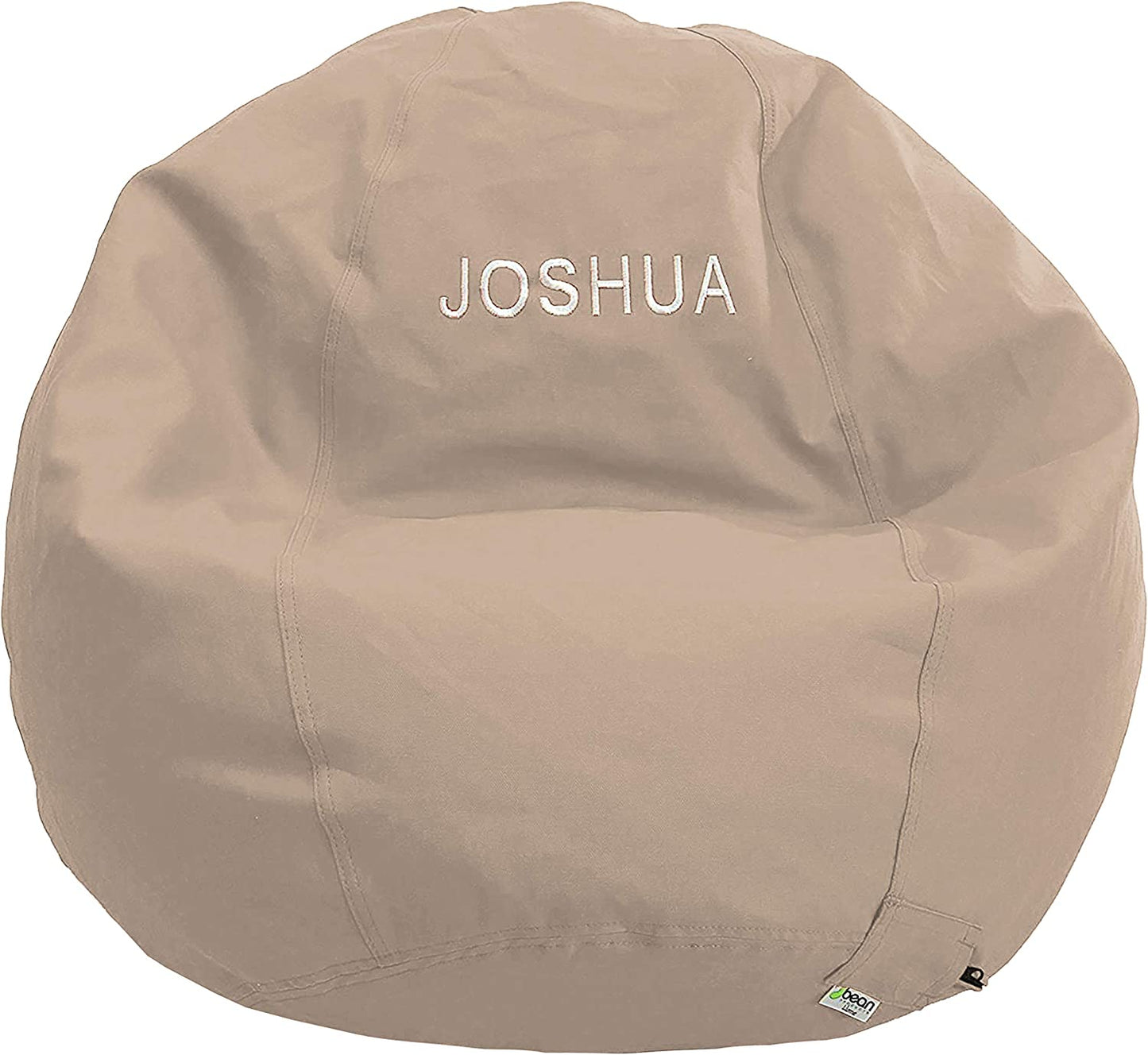 ComfyBean Adult Bean Bag Lounger - Organic Cotton COVER ONLY, NO FILL