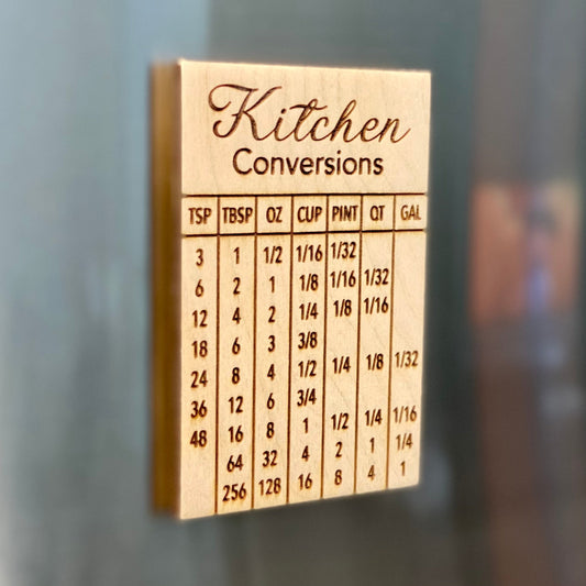 Kitchen Conversion Refrigerator Magnet | Magnets | Kitchen + Metal