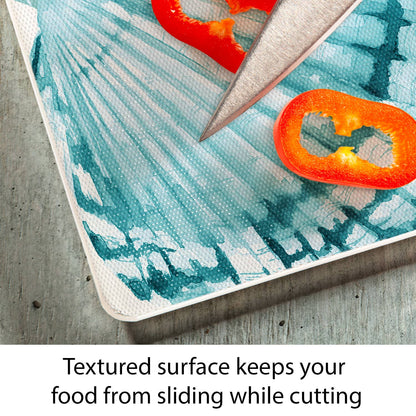 Coral Life Glass Counter Saver & Cutting Board – 15" x 12"