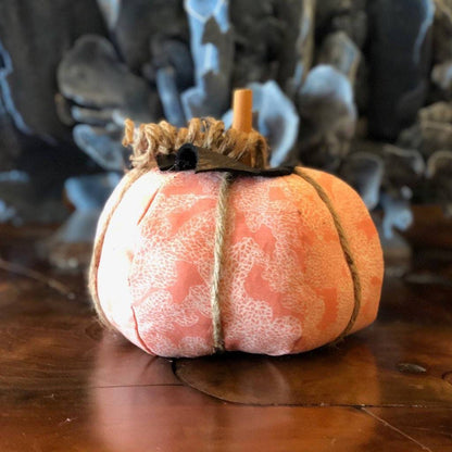 Coral Sea Fan Fabric Pumpkin- 3 Sizes