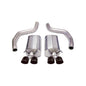 Corsa 06-13 Chevrolet Corvette C6 Z06 7.0L V8 Black Sport Axle-Back Exhaust