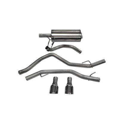 Corsa 09-14 Dodge Ram 1500 4.7L Quad/Crew Cab/Short Bed Polished Dual Exit Cat-Back Exhaust