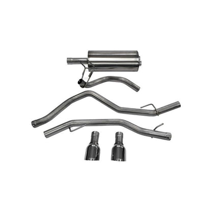 Corsa 09-14 Dodge Ram 1500 4.7L Quad/Crew Cab/Short Bed Polished Dual Exit Cat-Back Exhaust