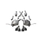 Corsa 14-16 Jeep Grand Cherokee Summit Edition Black 2.5in Dual Rear Exit Cat-Back Exhaust