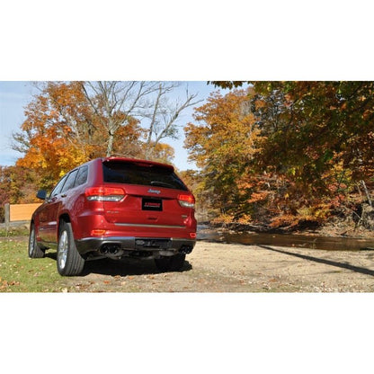 Corsa 14-16 Jeep Grand Cherokee Summit Edition Black 2.5in Dual Rear Exit Cat-Back Exhaust
