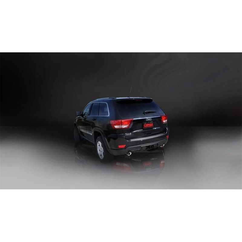 Corsa 15-16 Jeep Grand Cherokee Polished 2.5in Dual Rear Exit Cat-Back Exhaust