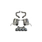 Corsa 15+ Chevy Corvette Z06 (Grand Sport M/T Only) 3in Axle Back Xtreme Exhaust Pol Quad 4.5in Tip