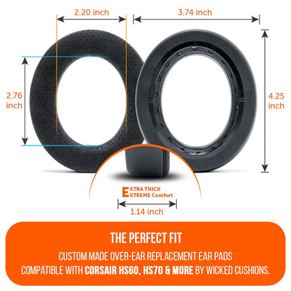 Corsair HS50, HS60, and HS70 Earpads - WC FreeZe Cooling Gel