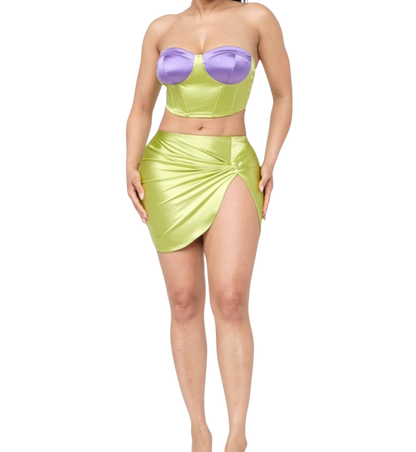 Corset Skirt Set