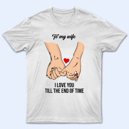 Couple Hand | Personalized Custom Gift For Couples, Valentine, Anniversary, Husband Wife, Girlfriend, Boyfriend, Her/Him | Tshirts