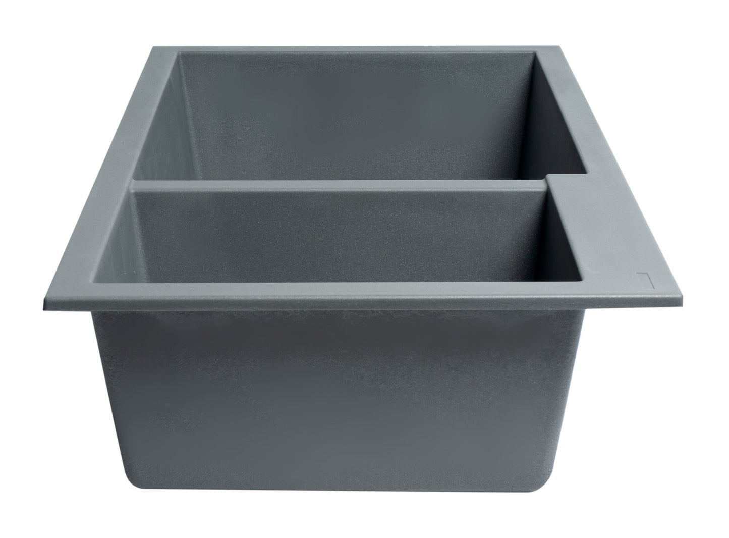 ALFI brand AB3319UM 34" Double Bowl Undermount Granite Composite Kitchen Sink