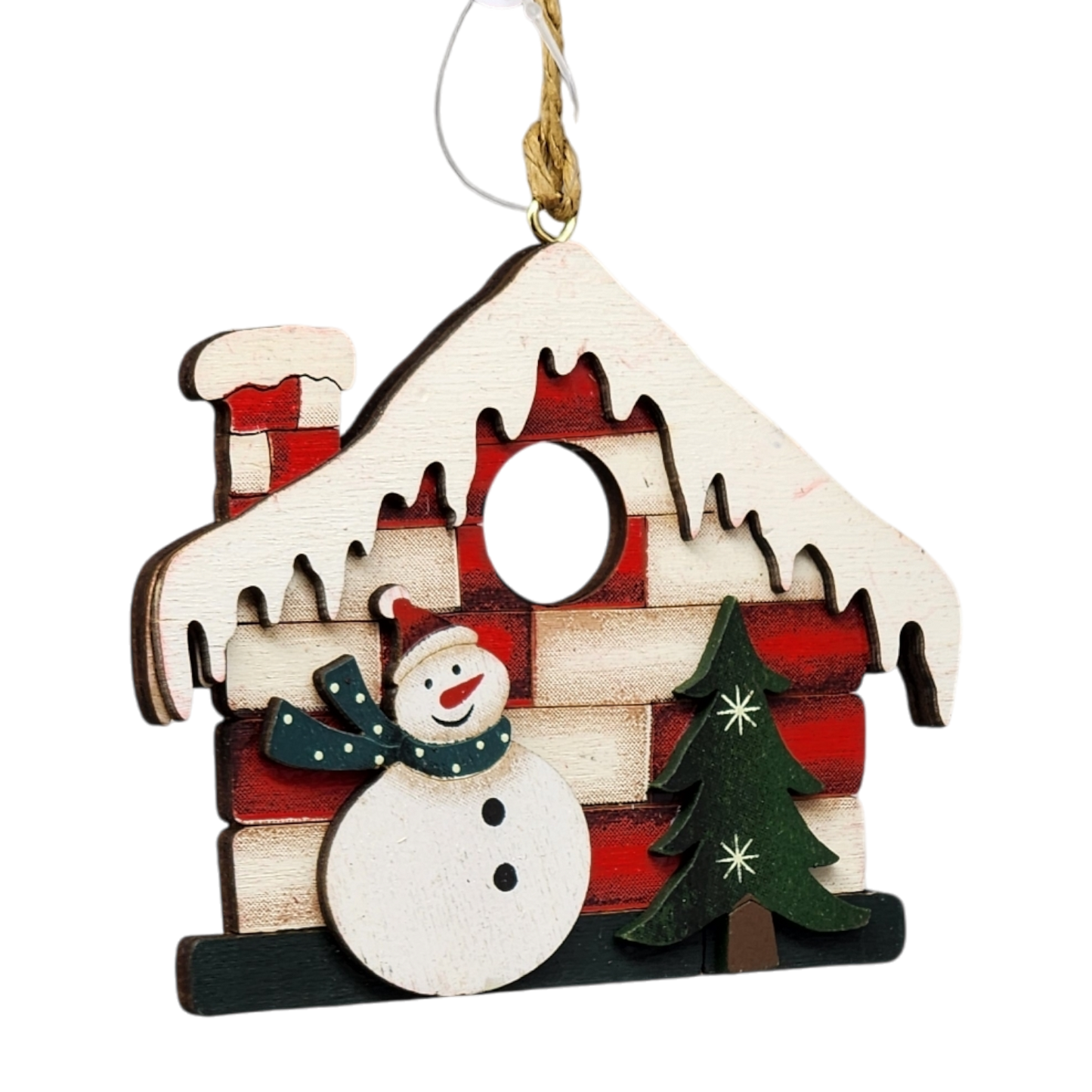 Rustic Wood Ornament -