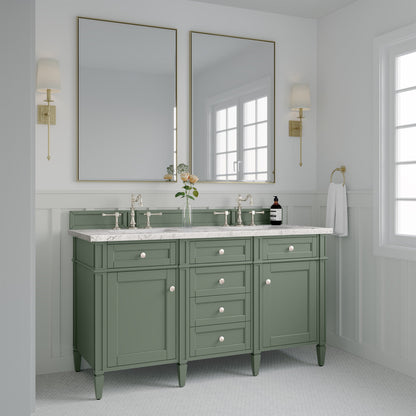 Brittany 60" Double Vanity Cabinet